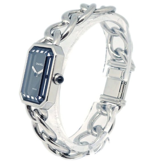Auth Chanel Premiere Ladies Quartz Watch #L Silver - Picture 5 of 9